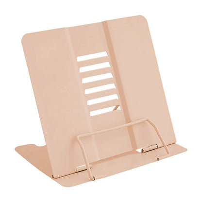 Geoyien Book Stand, Book Holder for Reading in Bed, Multifunctional Metal Reading Rack, Adjustable Angle, Correct Sitting Posture, Reduce Fatigue