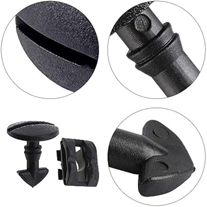 6 Pairs Rear Bumper Tow Eye Cover Inserts Fasteners Rear Bumper Tow Cover Clips Car Retainer Clips Trim Panel Bumper Clips for Car Panel Trim Maintenance