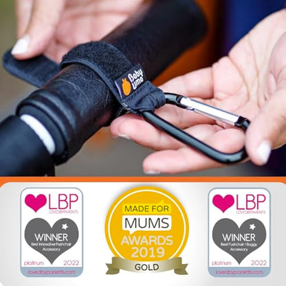 Baby Uma Buggy Clips - 2022 Double-Platinum Winning Pram Clips, Universal Pram Accessories, 5 kg Weight Capacity & Non-Slip, Baby Travel Essentials