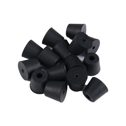 sourcing map 15pcs Rubber Feet Bumpers Furniture Table Amplifier Speaker Cabinet Leg Pads, D20x15xH17mm