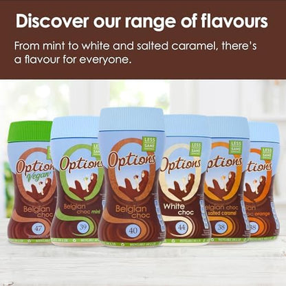 Options White Choc Drink, 6 x 220g