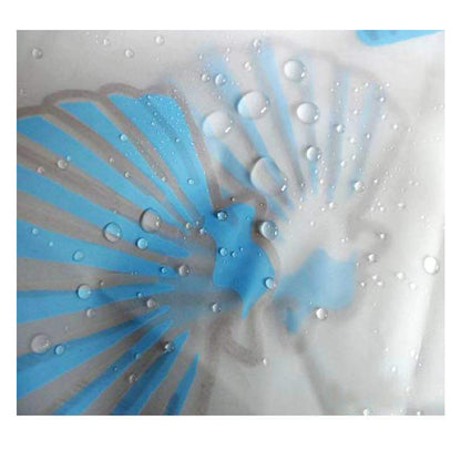 meioro Shower Curtains Ocean Theme Peva Waterproof and Mildew Resistant Bathroom Curtains Home Shower Curtain Liners with Rustproof Grommets and