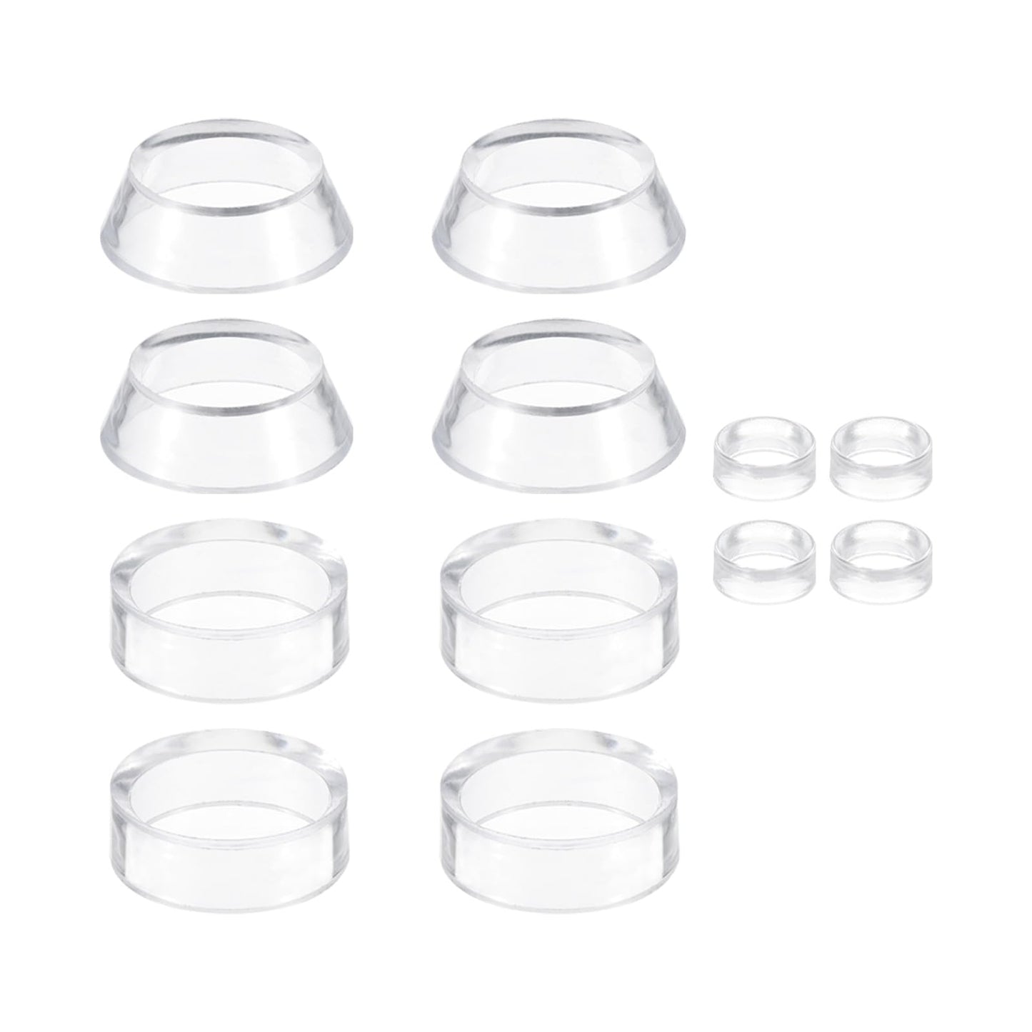 PATIKIL Acrylic Display Stands, 12 Pack Sphere Display Holder Ball Stand for Golf Baseball Softball Tennis Crystal Marbles Gemstone, Clear