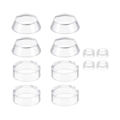PATIKIL Acrylic Display Stands, 12 Pack Sphere Display Holder Ball Stand for Golf Baseball Softball Tennis Crystal Marbles Gemstone, Clear