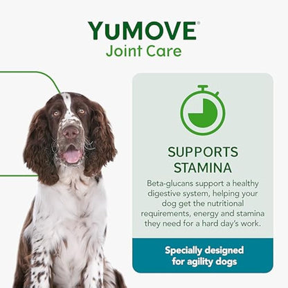 YuMOVE Joint Supplement for Working Dogs, Joint Care, Essential Dog Hip and Joint Aid with Glucosamine, Chondroitin, Green Lipped Mussel, All Ages and Breeds, 480 Tablets
