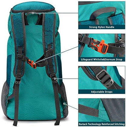 G4Free 40L Rucksack Foldable Hiking Backpack Ultra Lightweight Camping Daypack