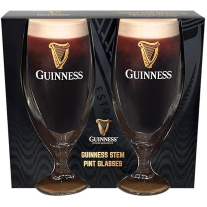 Shamrock Gift Company Guinness - Pint Stem Glasses - 2 Pack