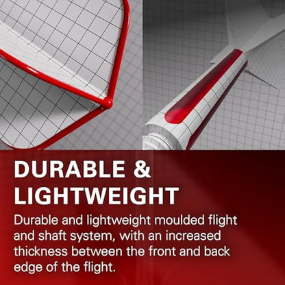 Target Darts K Flex Integrated Dart Flights And Shafts, No.6 | Pack Of 3 K-Flex - No6, Kflex All In One Moulded Dart Flight & Stem Lengths: Short, Intermediate & Medium | Professional Dart Accessories