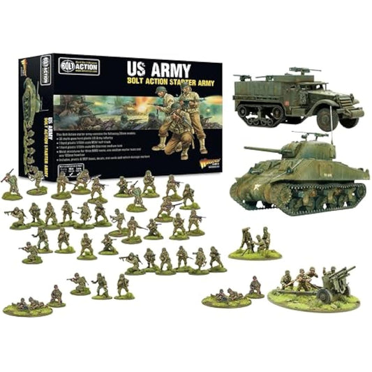 Warlord Games US Army Starter Army - 28mm Scale Miniatures for Bolt Action Highly Detailed World War 2 Miniatures