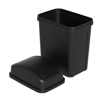 Zopnny 7 L Small Rubbish Bin, Trash Bin for Bathroom or Bedroom