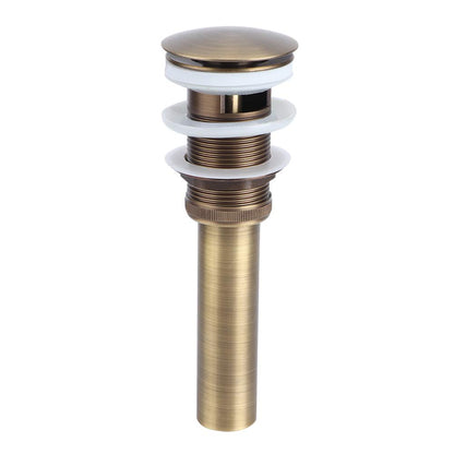 Basin Drain Stopper 40 to 45mm Mounting Hole Popup Drain for Sink Drains
