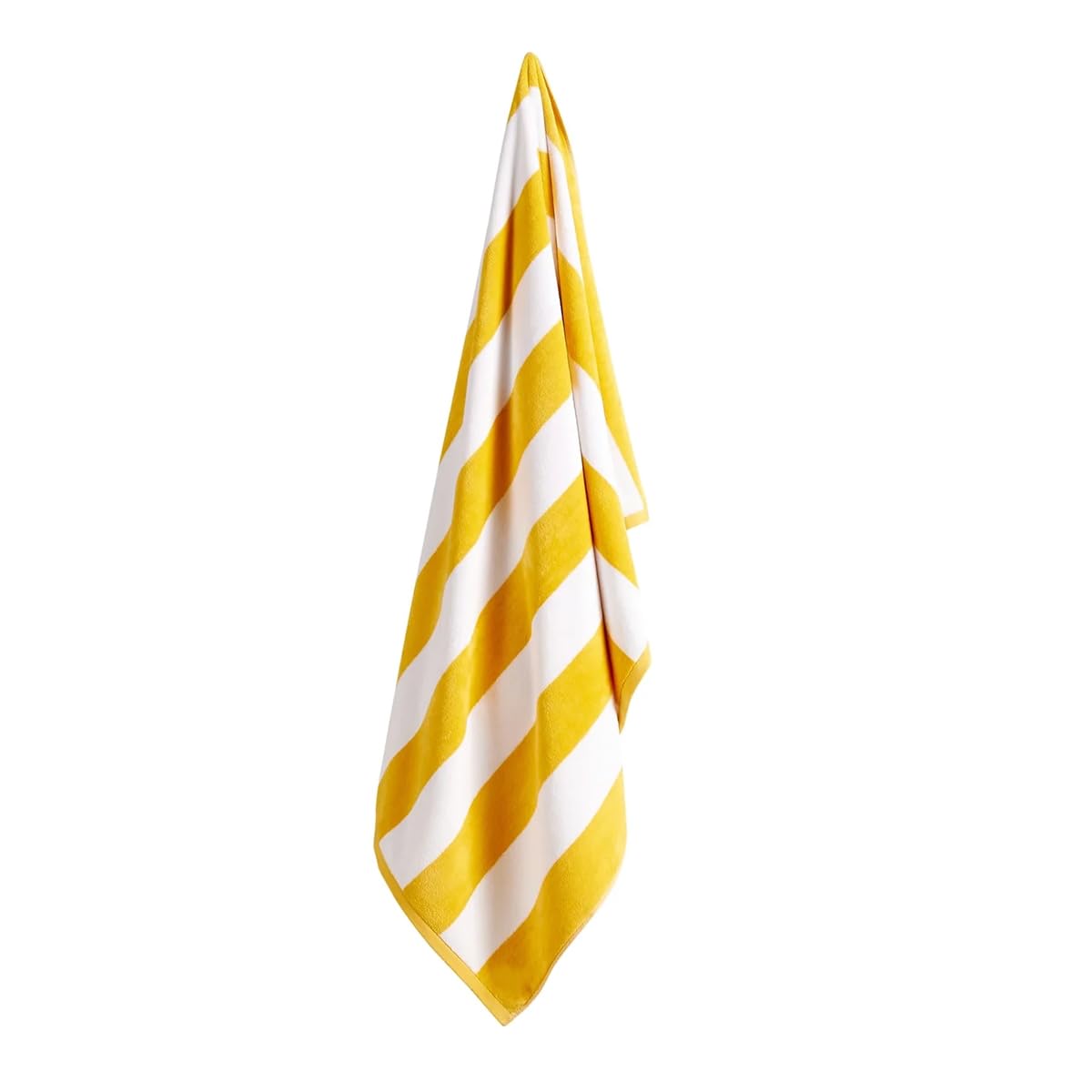 Christy Cabana Stripe Beach Towel | Extra Large | Sand Free | 100% Cotton | Luxury Super Soft Velour Front | Quick Dry Towelling Rear