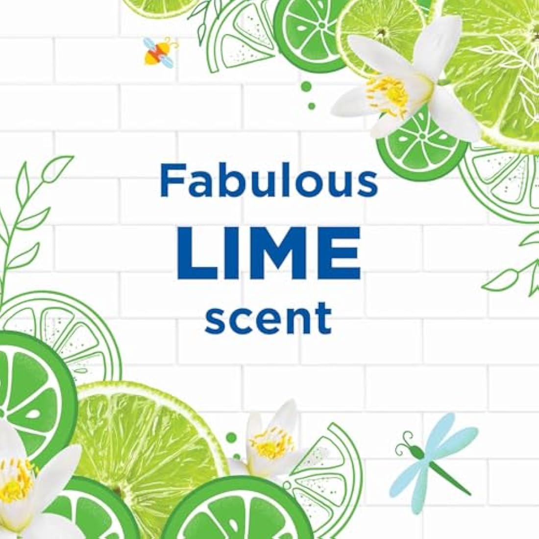 Duck Fresh Discs Toilet Cleaner Starter Kits, Fights Stains That Harbour Germs, Prevents Limescale Build Up, Lime, Starter Kit (1 Holder + 3 Refill Tubes)