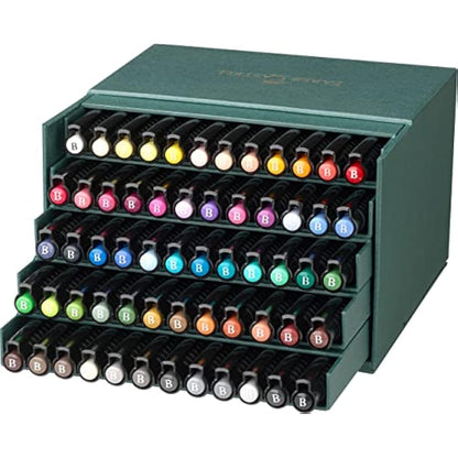 Faber-Castell Art & Graphic Pitt Artist Pen Brush India Ink Pen, Multicoloured, Studio Box Of 60, For Art, Craft, Drawing, Sketching, Home, School, University, Colouring