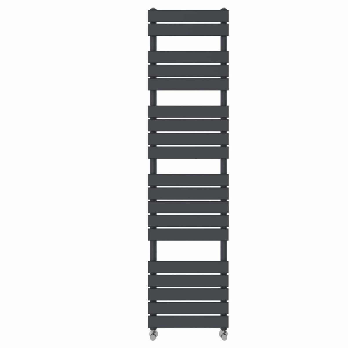 NRG Flat Panel Bathroom Heated Towel Rail Radiator 1800 x 450mm Anthracite