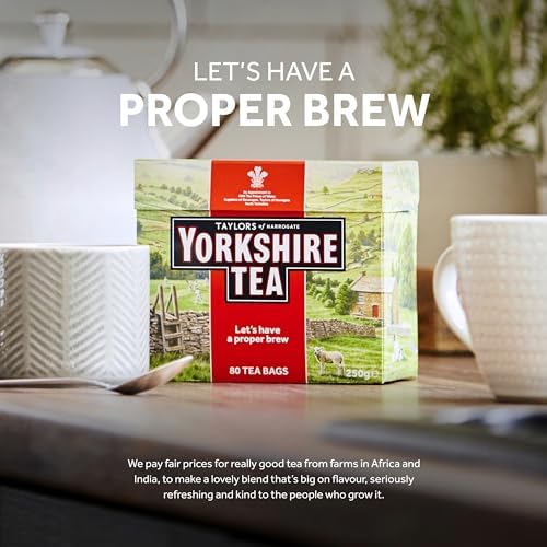 Yorkshire Tea, Total 600 Tea Bags, (Pack of 1.875 kg)