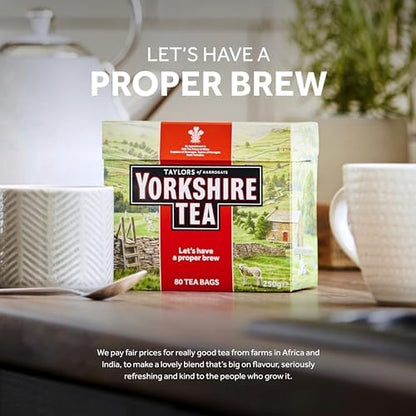 Yorkshire Tea, Total 600 Tea Bags, (Pack of 1.875 kg)