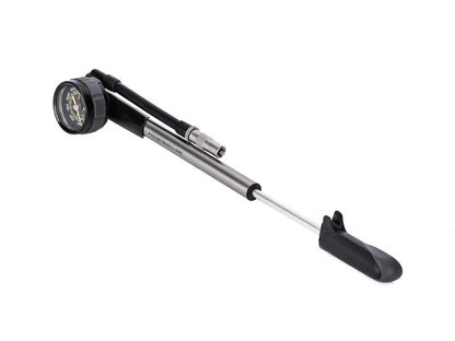 Topeak 360 PSI/24.8 Bar Pocket Shock DXG Dial Gauge, Silver