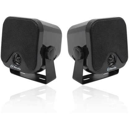 Herdio 120W Outdoor Speakers Waterproof - 4 Inches Marine Grade Mount Speakers For Home, Boat, Poolside, Patio, Indoor Outdoor