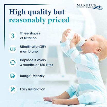 Maxblue Filter Cartridge, Compatible with Tommee Tippee® Closer to Nature® Perfect Prep® Machine, Reduce PFAS, PFOA/PFOS (4)