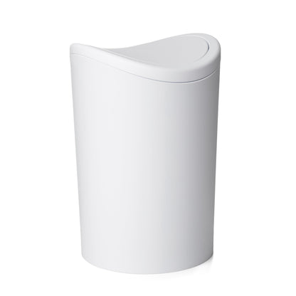 TATAY Bathroom Bin 19x19x28 cm Swing Lid Modern Functional Design