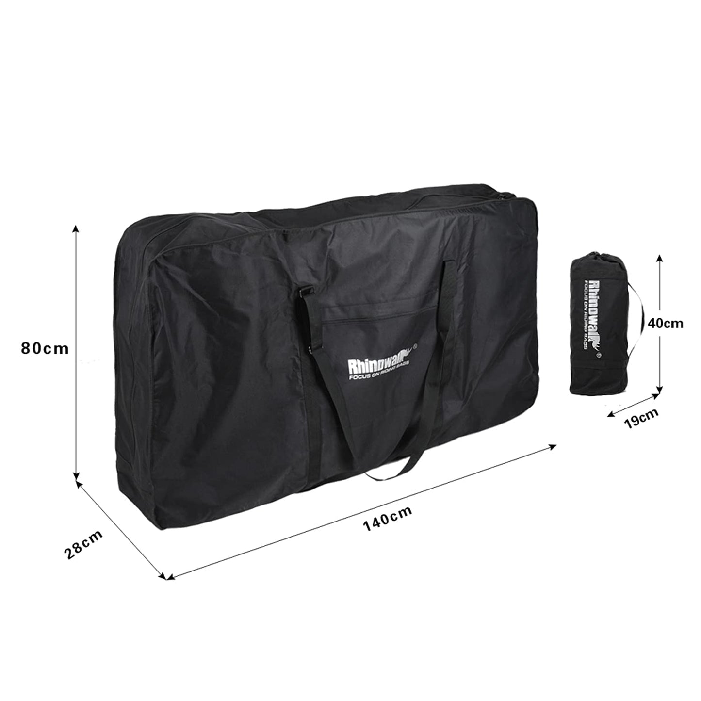 SUNTTELF Bike Carry Bag - Travel Case for 26-29 inch Folding MTB Road Bike Transport