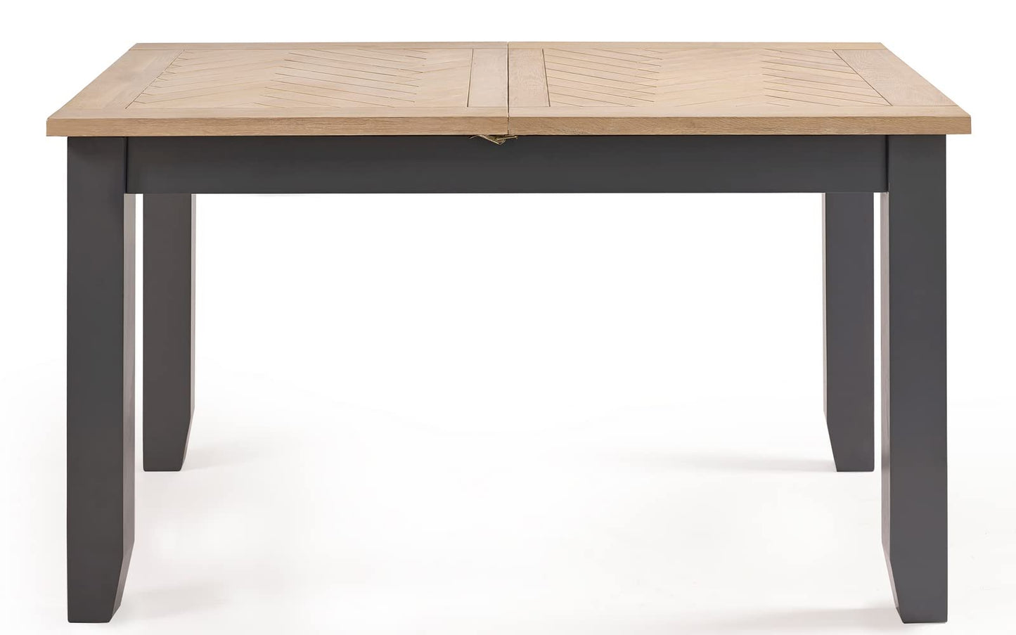 Julian Bowen Bordeaux Extending Dining Table,Dark Grey&Oak - H78xW180xD90cm