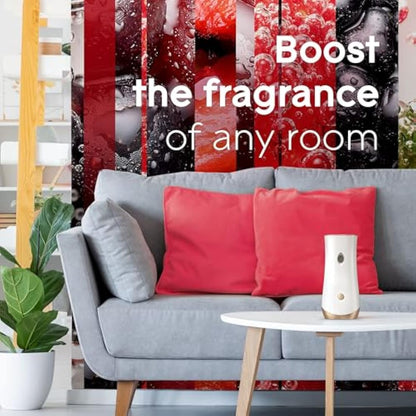 Glade Automatic Air Freshener Refills, Room Spray & Odour Eliminator, Bubbly Berry Splash, Pack of 4 (4 x 269 ml)