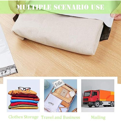 50pcs 25x35cm Green Vinted Postage Bags Mailing Bags for Clothes,Mailing Poly Postal Self Seal Bags,Parcel Shipping Bags Strong Packaging Bag Delivery Bags Plastic Envelopes for Posting Clothes Parcel