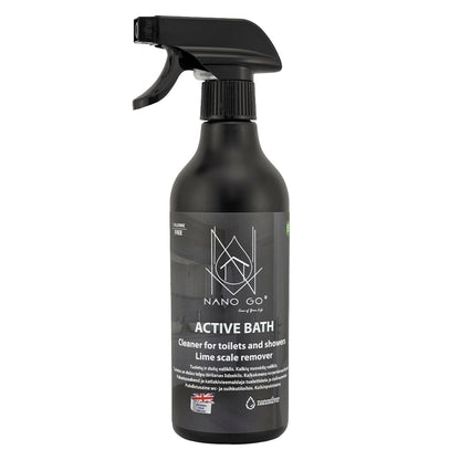 NANO GO Active Bathroom Cleaner 500ml – Powerful Nano Silver Formula for Deep Cleaning Toilet, Sink, Shower & Tiles