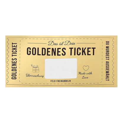 VOANZO Gift Cards Fill Yourself Out With Scratch-Off Stickers - Gold Tickets, Birthday Cards, Birthday Gifts Scratch-Off Cards For Labels