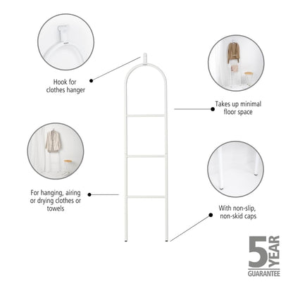 Brabantia - Linn Dressboy - Multi Purpose Clothes Stand - Hanging, Airing, or Drying - with Hook for Hanging - Compact Clothes Airer