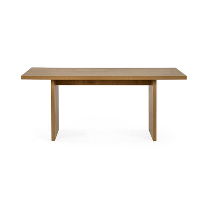 Julian Bowen Arundel Rectangular Dining Table for 4, Brown - H75xW180xD90cm