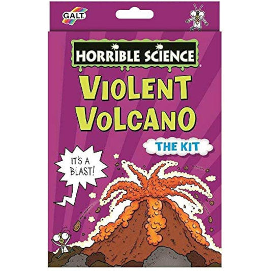 Galt Violent Volcano -Horrible Science Kit -Interactive, Fun Experiments Set and Science Kit for Kids - Make a Volcano Kit for Kids and Watch your Volcano Erupt - For Boys and Girls Ages 8 Years Plus