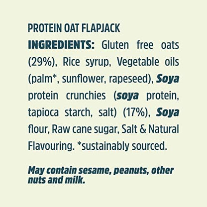 JB's TREK High Protein Flapjack Original Oat, Gluten Free, Plant Based, Vegan Snack, 50 g x 36 Bars