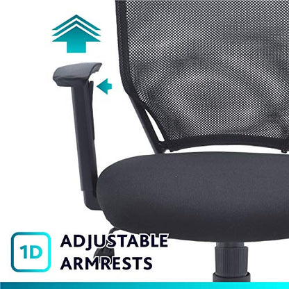 Office Hippo Desk Chair, Ergonomic Contemporary Office Chair, Highly Adjustable For Extra Comfort With Moulded Seat