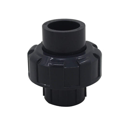 PVC Socket Union 20 25 32 40 50 63 75 90 110mm Swimming Pool Socket Pump Union Fitting PVC Pipe Union with o Ring Coupling Plastic (Inner Diameter