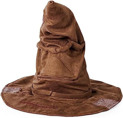 Wizarding World, Talking Sorting Hat with 15 Phrases for Harry Potter Pretend Play Kids’ Fancy Dress Role Play Toys for Ages 5 and up, Brown