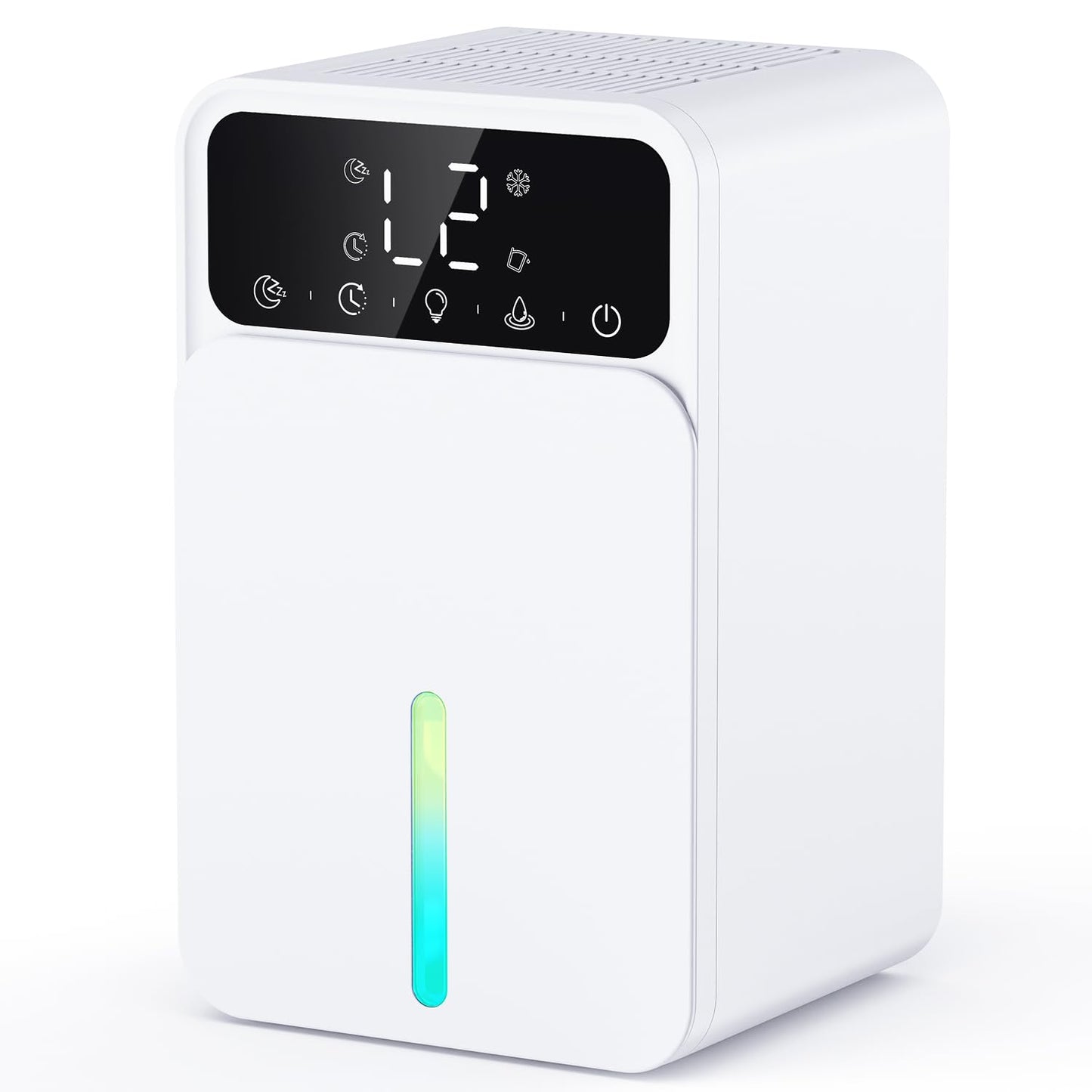 Dehumidifiers for Home, 1500ML Water Tank, 28dB Quite Dehumidifiers for Bedroom, Portable Small Bathroom Dehumidifier, Automatic Shutoff, 12H Timer, 7