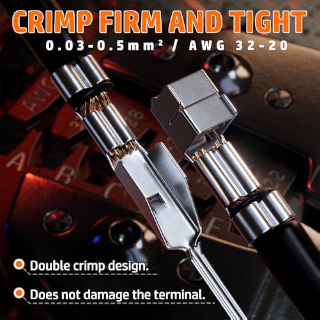 JST Crimping Tool Kit, 2.54mm JST XH &JST SM Connectors Set has 20 Types, with Wire EDM Crimper Pliers + Tote Toolbox | PEBA 0.03-0.5mm²(AWG32-20) Ratcheting Crimper, for JST Series, Dupont, Molex