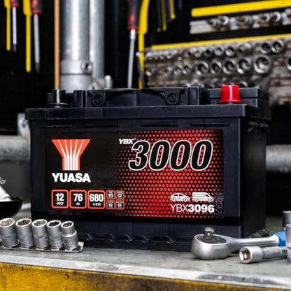 Yuasa YBX3096 12V 76Ah 680CCA Sealed Maintenance Free Car Battery