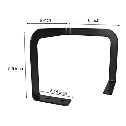 ANTEISI Mattress Retainer Bar, Set of 2, Black