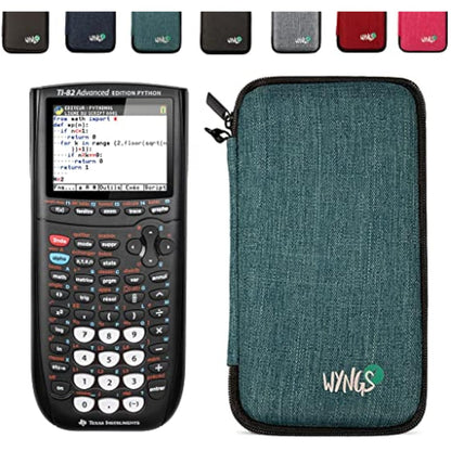 CALCUSO Basic Set Turquoise with Graphing Calculator TI-82 Advanced Python Edition