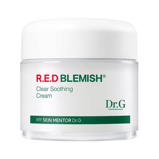 Dr.G NEW RED Blemish Clear Soothing Cream (70ml 2.36 oz) Gowoonsesang Cosmetic, Moisturizing Recovery Cream