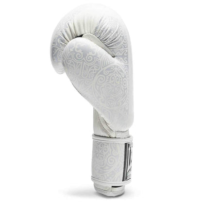 LEONE 1947, Maori Boxing Gloves, Unisex Adult, White, 10 OZ M, GN070