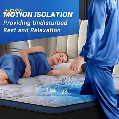 Avenco Bed Mattress Conventional, Gel Foam, Small Double