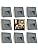 Arotelicht 8pcs/3W Wall Recessed Stair Lights,IP65 Waterproof,Warm White,LED Step Night Light Indoor/Outdoor,Aluminum,Garden Lighting Deck Balcony,Grey Cover,for Stairs,corridors,Steps