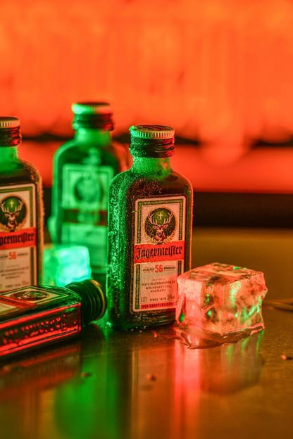 Jägermeister Herbal Liqueur | 24x2cl Miniature Pack | 35% ABV | German Liqueur | Spirits | 56 Herbs & Botanicals | Best Served as an Ice Cold Shot