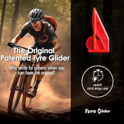 Tyre Glider - Original & Patented | The Next Gen Tyre Lever for Bicycles | Bike Tyre Levers, Bicycle Tyre Levers | Tyre Changing Made Easy | For All Tire Widths Including Mountain, Road & Gravel Bikes