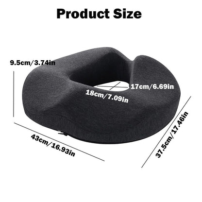 Donut Cushion,Doughnut Sciatica Hemorrhoid Orthopedic Coccyx Cushion for Pressure Relief,Tailbone Pain,Memory Foam Ring Seat Cushions for Car,Office